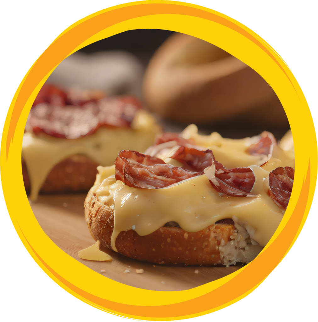 bagel pizza